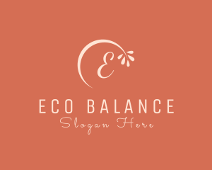 Flower Eco Leaf logo design