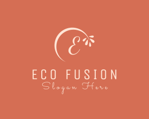 Flower Eco Leaf logo design