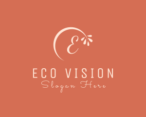 Flower Eco Leaf logo design