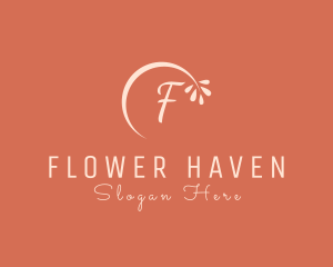 Flower Eco Leaf logo design