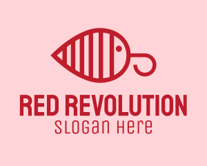 Red Chili Fish logo design