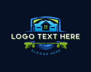 Cleaning - Power Wash Mansion Cleaning logo design