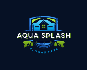 Power Wash Mansion Cleaning logo design