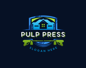 Power Wash Mansion Cleaning logo design