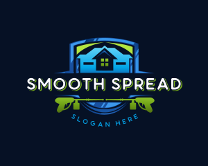 Power Wash Mansion Cleaning logo design