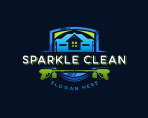 Cleaning - Power Wash Mansion Cleaning logo design