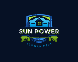 Power Wash Mansion Cleaning logo design