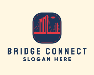 Bridge - Brooklyn Bridge Architecture logo design