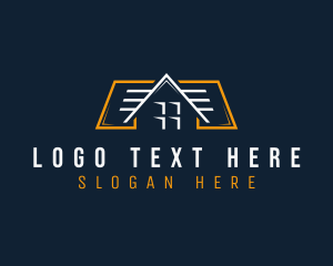 Mortgage - Roof Renovation Contractor logo design