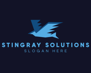 Fast Flying Bird logo design