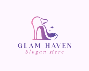 Glam - Fashion Glam Stiletto logo design