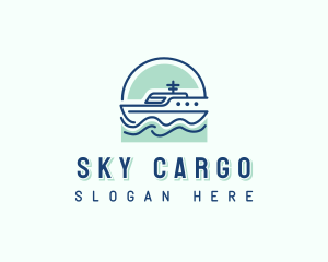 Ocean Ship Ferry logo design