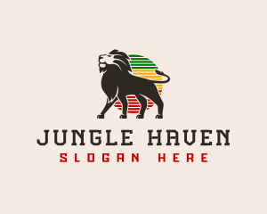 Jamaican Lion Beast logo design