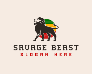 Jamaican Lion Beast logo design