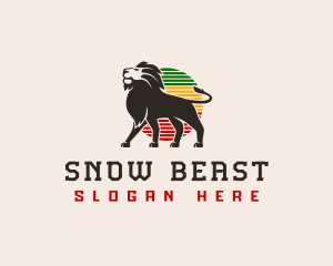 Jamaican Lion Beast logo design