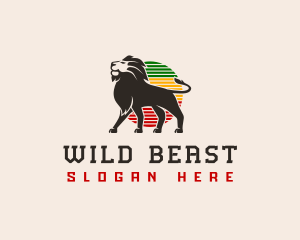 Jamaican Lion Beast logo design