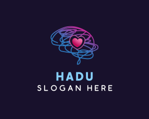 Brain Heart Mental Logo