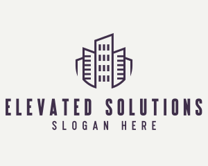 High Rise Realty Building  logo design