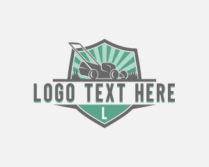 Lettermark - Yard Lawn Mower Landscaping logo design