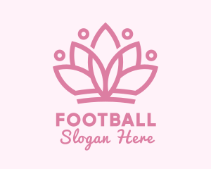 Pink Floral Crown Logo