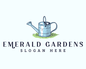 Watering Can Landscaping logo design