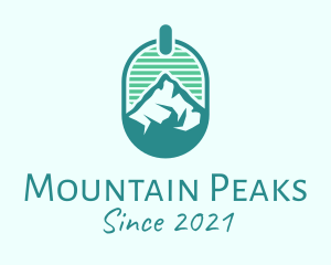 Mountain Peak Badge logo design