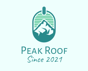 Mountain Peak Badge logo design