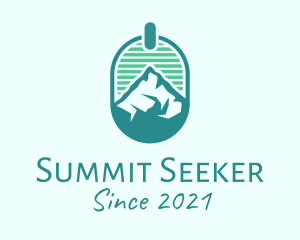 Mountaineer - Mountain Peak Badge logo design