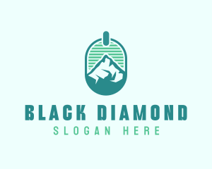 Mountain Peak Badge logo design