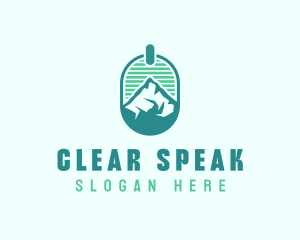 Mountain Peak Badge logo design