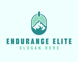 Mountain Peak Badge logo design