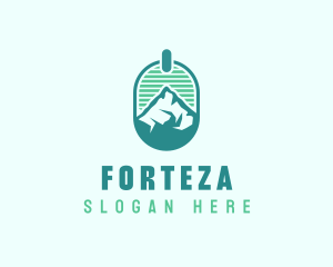 Mountain Peak Badge logo design