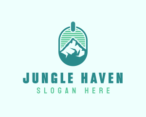 Mountain Peak Badge logo design