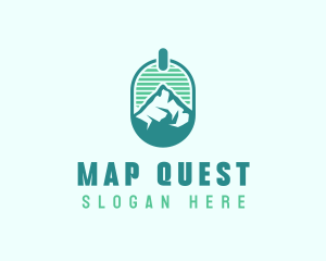 Mountain Peak Badge logo design