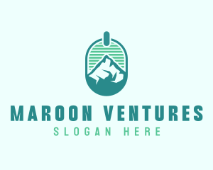 Mountain Peak Badge logo design