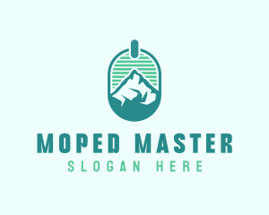 Mountain Peak Badge logo design