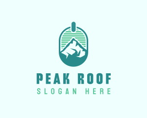 Mountain Peak Badge logo design