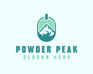 Mountain Peak Badge logo design