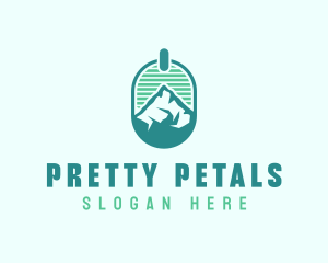 Mountain Peak Badge logo design