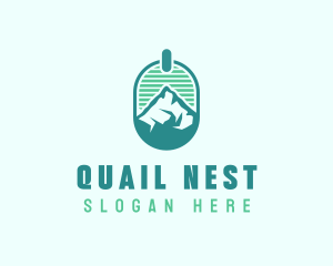 Mountain Peak Badge logo design