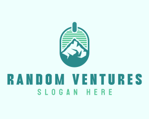 Mountain Peak Badge logo design