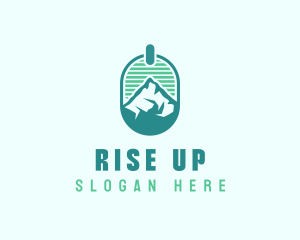 Mountain Peak Badge logo design