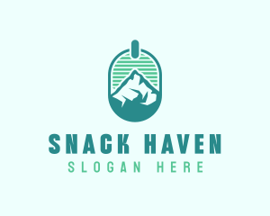 Mountain Peak Badge logo design