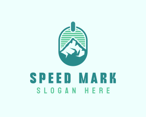 Mountain Peak Badge logo design