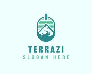 Mountain Peak Badge logo design