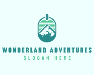 Mountain Peak Badge logo design