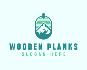 Mountain Peak Badge logo design