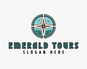 Compass Tour Adventure logo design