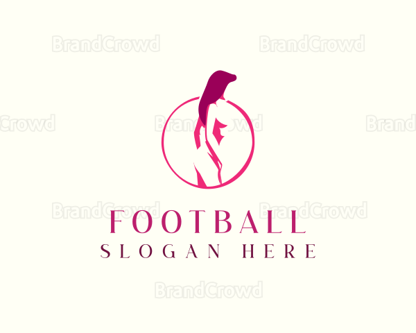 Sexy Woman Model Logo