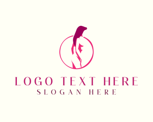 Undergarments - Sexy Woman Model logo design
